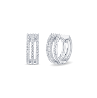 Orecchini Salvini Donna Melodia in Oro bianco Diamante 20115768